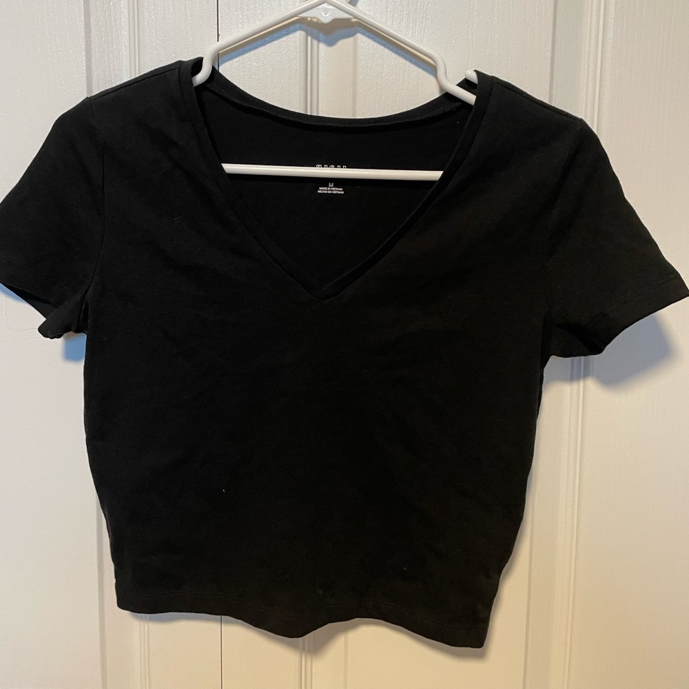 V neck crop top